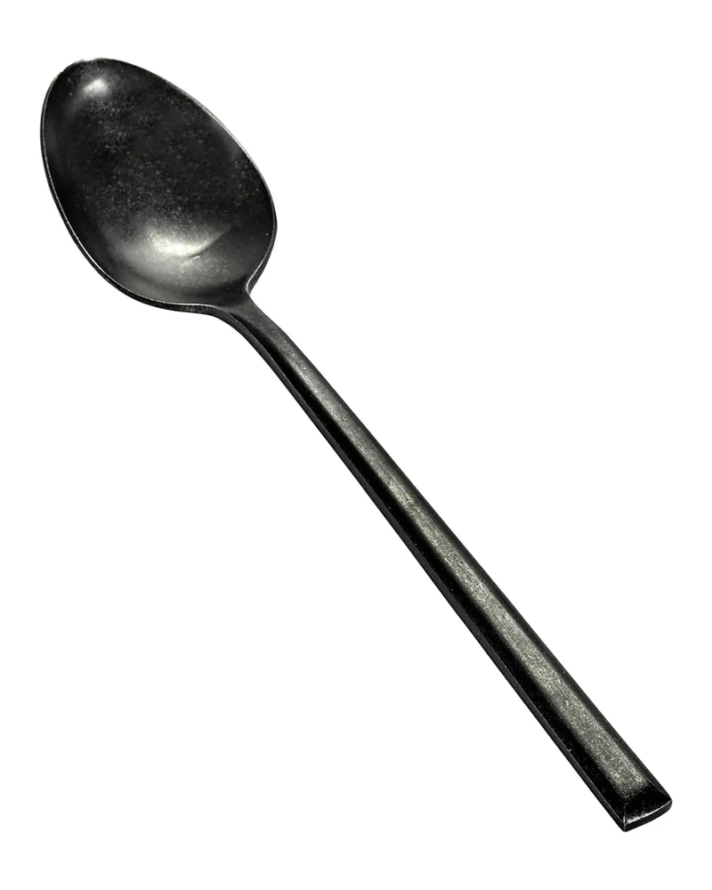Serax Suppenlöffel Pure - Schwarz - PVD-beschichteter Stahl - Designer Pascale Naessens 