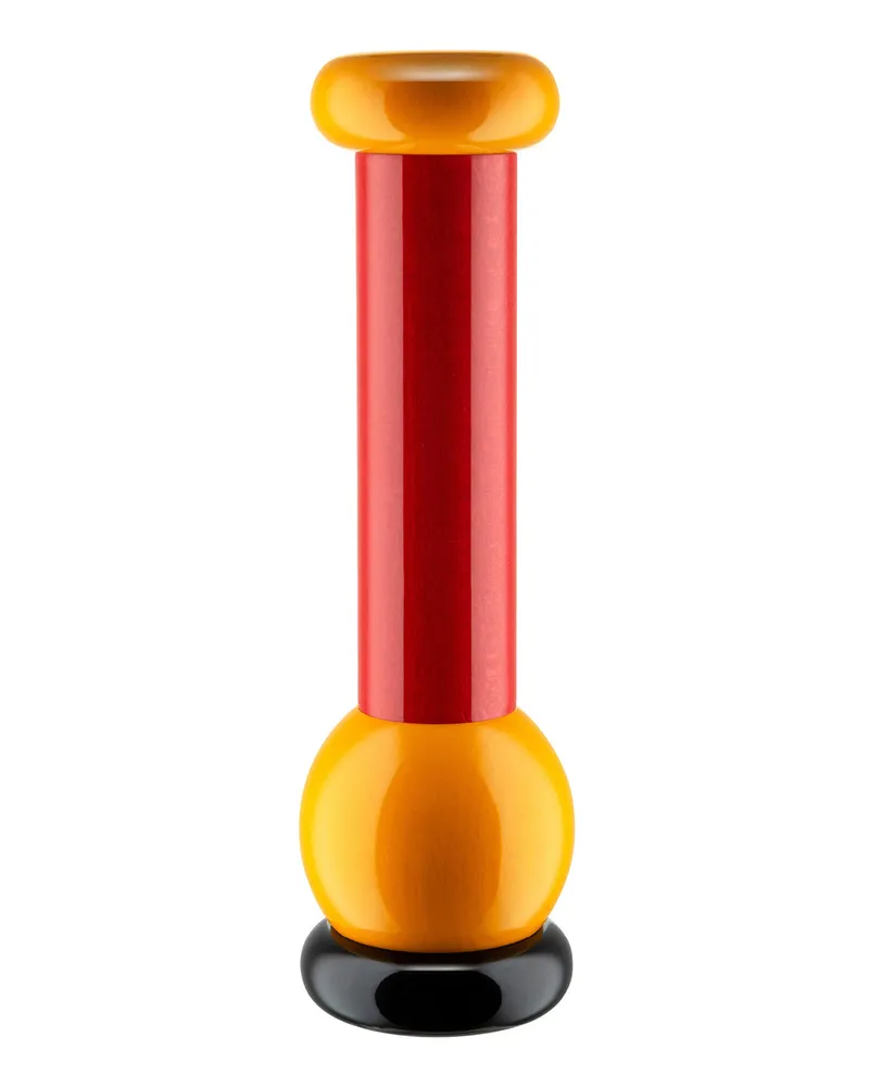 Alessi Salz- und Pfeffermühle Alessi 100 Values Collection - Rosa - FSC-zertifizierte gedrechselte Buche - Designer Ettore Sottsass 