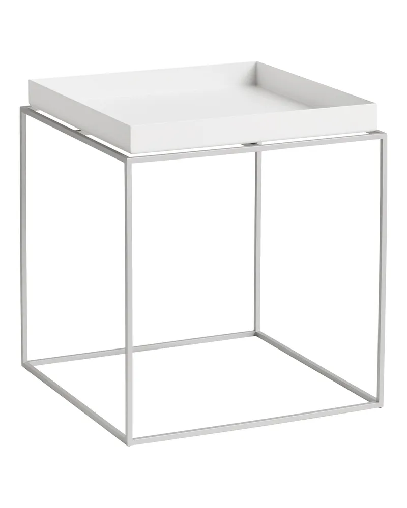 Hay Beistelltisch Tray - Schwarz - Silikonbeschichteter Stahl - Designer Hay Studio 