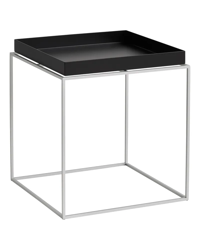 Hay Beistelltisch Tray - Schwarz - Silikonbeschichteter Stahl - Designer Hay Studio 