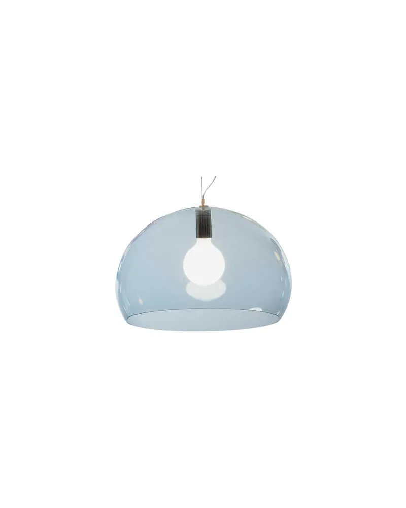 Kartell Pendelleuchte FL/Y - Blau - PMMA - Designer Ferruccio Laviani 