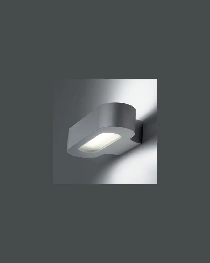 Artemide Wandleuchte Talo - Grau - klarlackbeschichtetes Aluminium - Designer Neil Poulton 