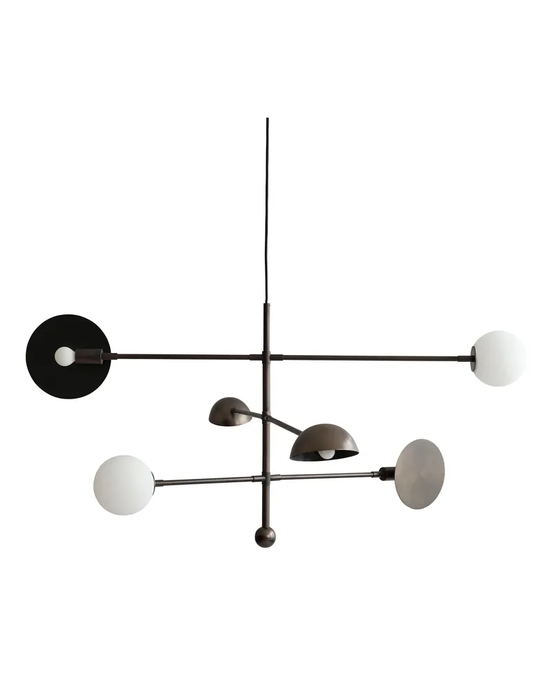 101 Copenhagen Hängelampe Sahn - Braun - Bronzebeschichtetes Metall - Designer Tommy Hyldahl 