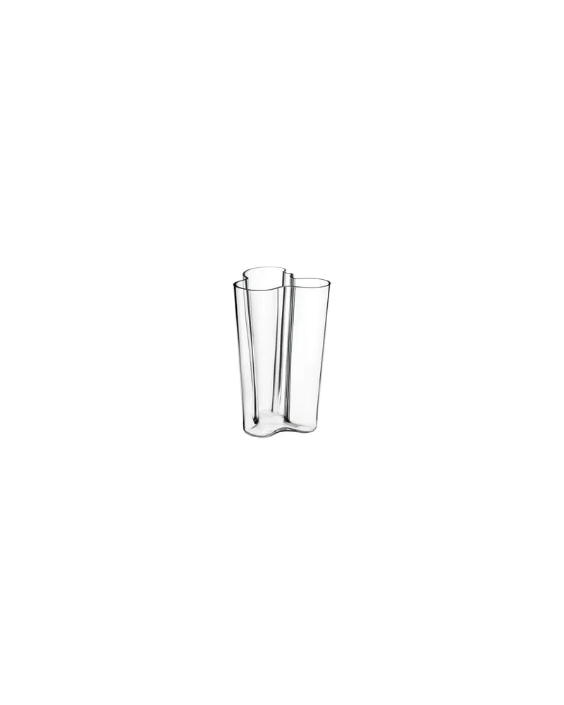 iittala Vase Aalto - Transparent - mundgeblasenes Glas - Designer Alvar Aalto 