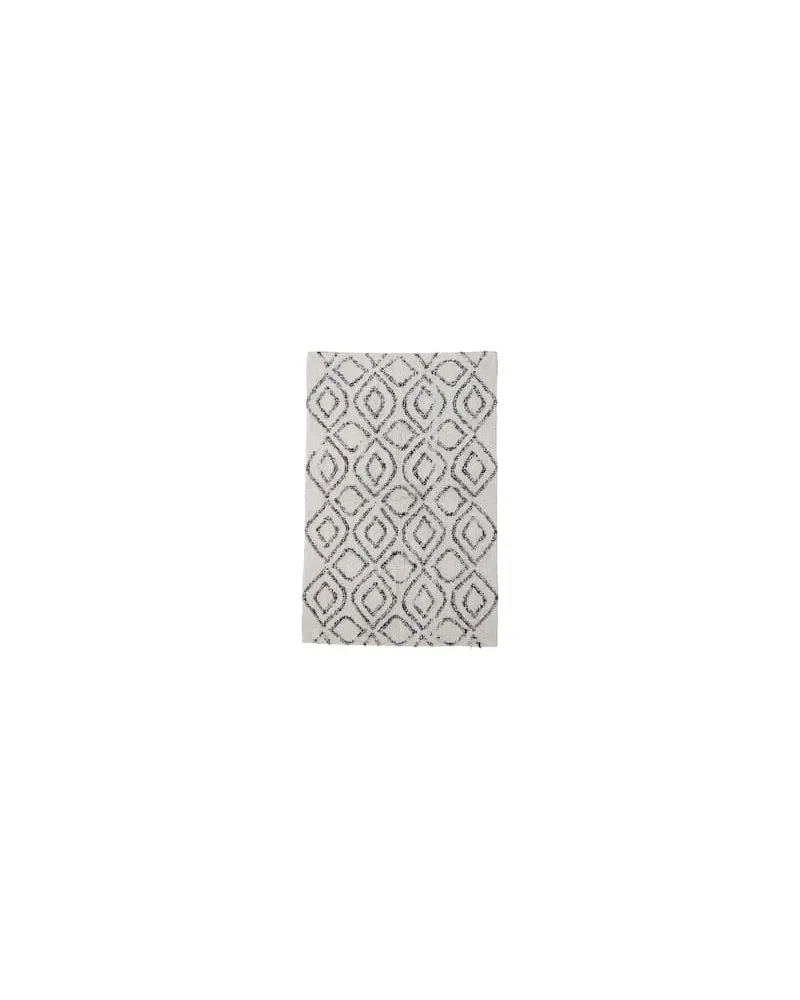 Bloomingville Teppich Tapis - Weiß - Baumwolle 