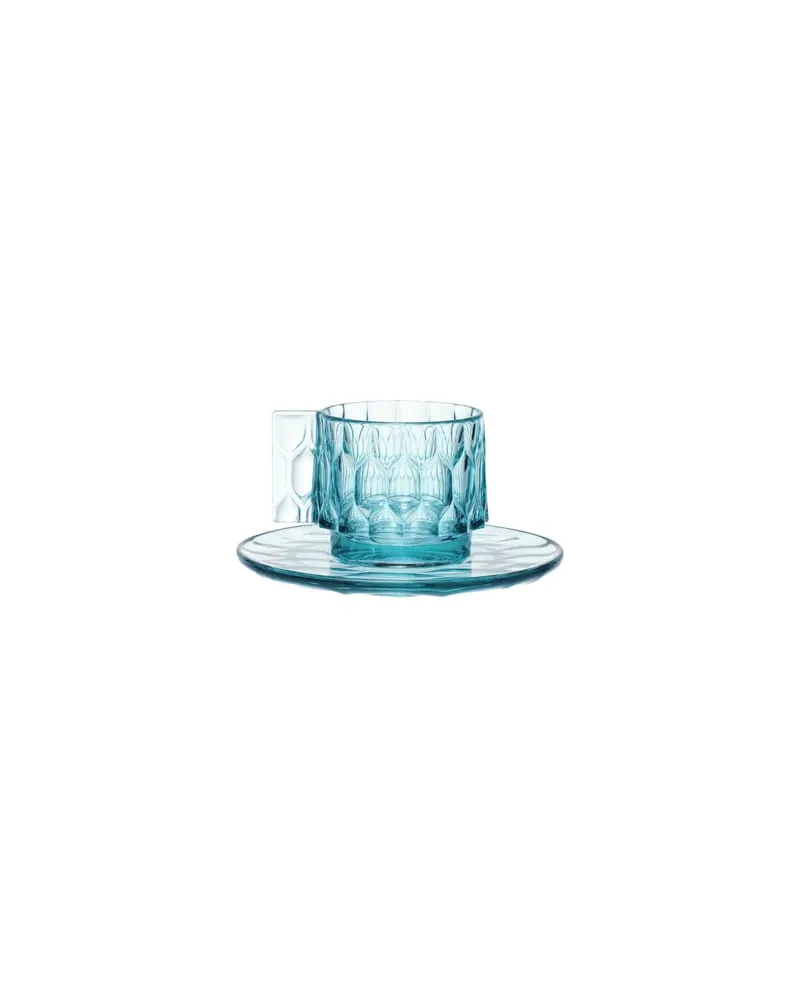 Kartell Kaffeetasse Jellies Family - Blau - Thermoplastisches Polykarbonat - Designer Patricia Urquiola 