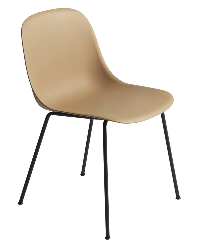Muuto Stuhl Fiber - Gelb - Recycelter Kunststoff - Designer Iskos-Berlin 