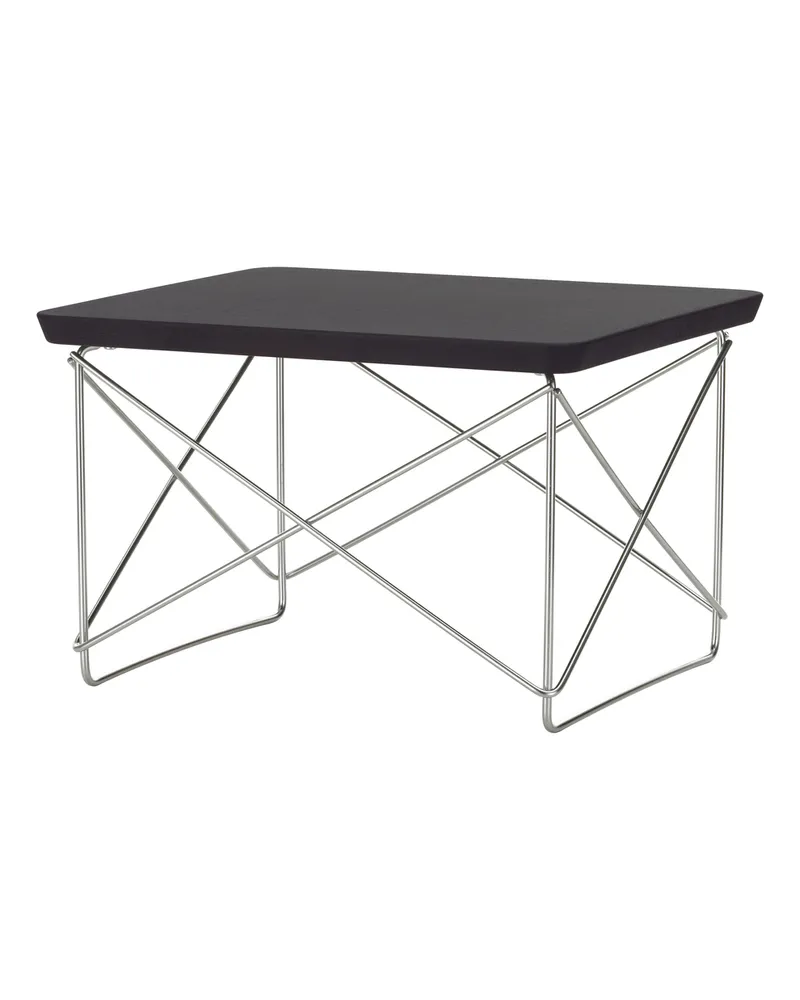 Vitra Beistelltisch Occasional Table LTR - Braun - Edelstahldraht - Designer Charles & Ray Eames 