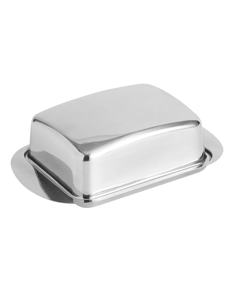 Hay Butterdose Essential - Silber - polierter rostfreier Stahl 