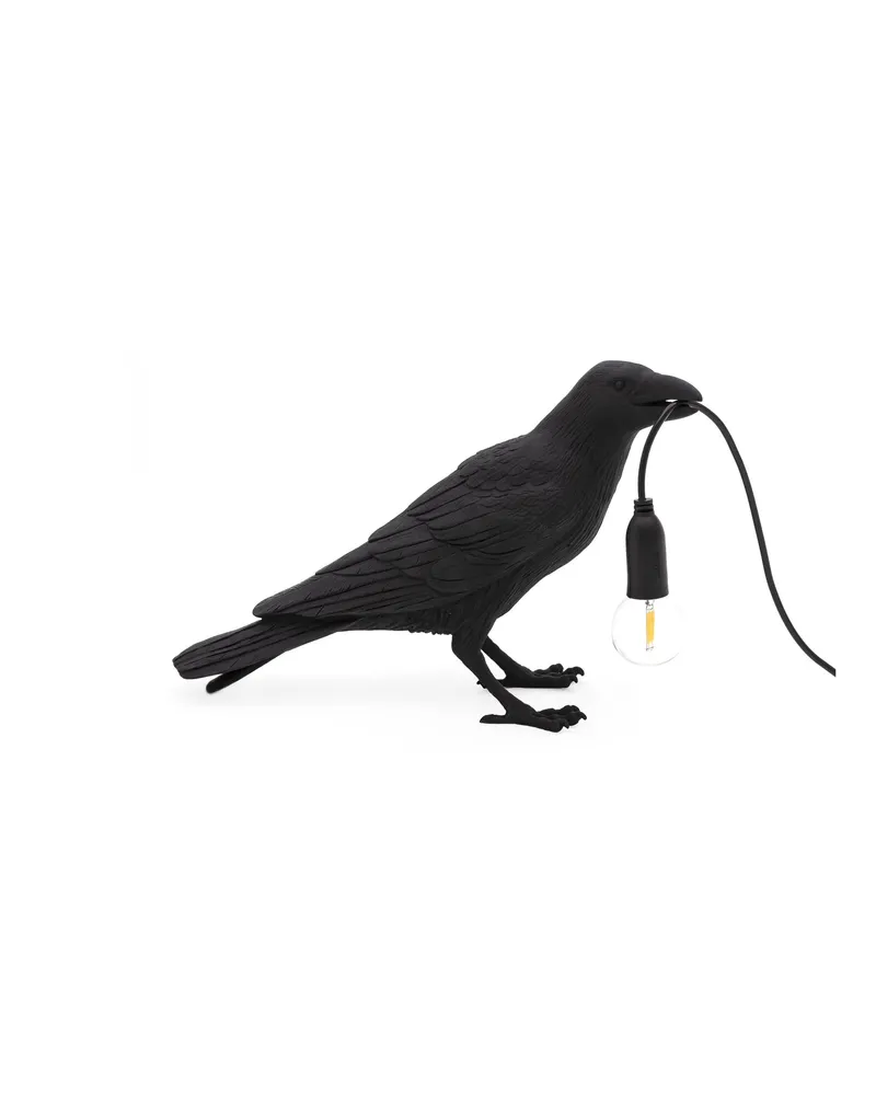 Seletti Tischleuchte Animaux - Schwarz - Harz - Designer Marcantonio 