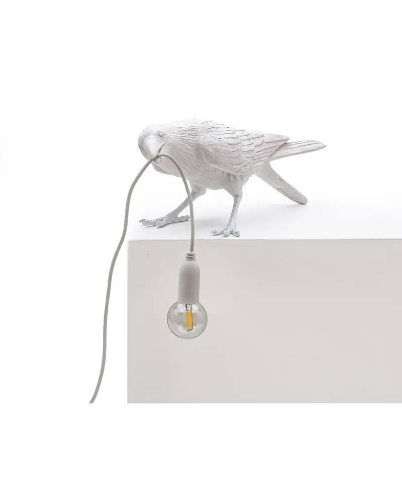 Seletti Tischleuchte Animaux - Schwarz - Harz - Designer Marcantonio 