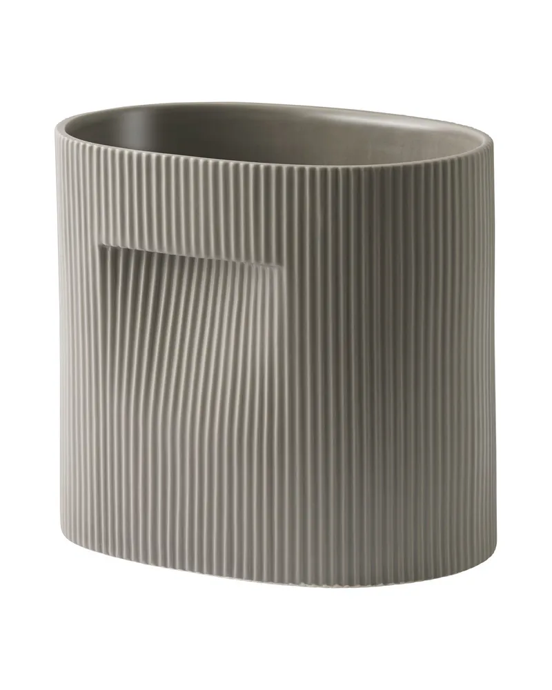 Muuto Blumentopf Ridge - Braun - Terrakotta - Designer Studio Kaksikko 