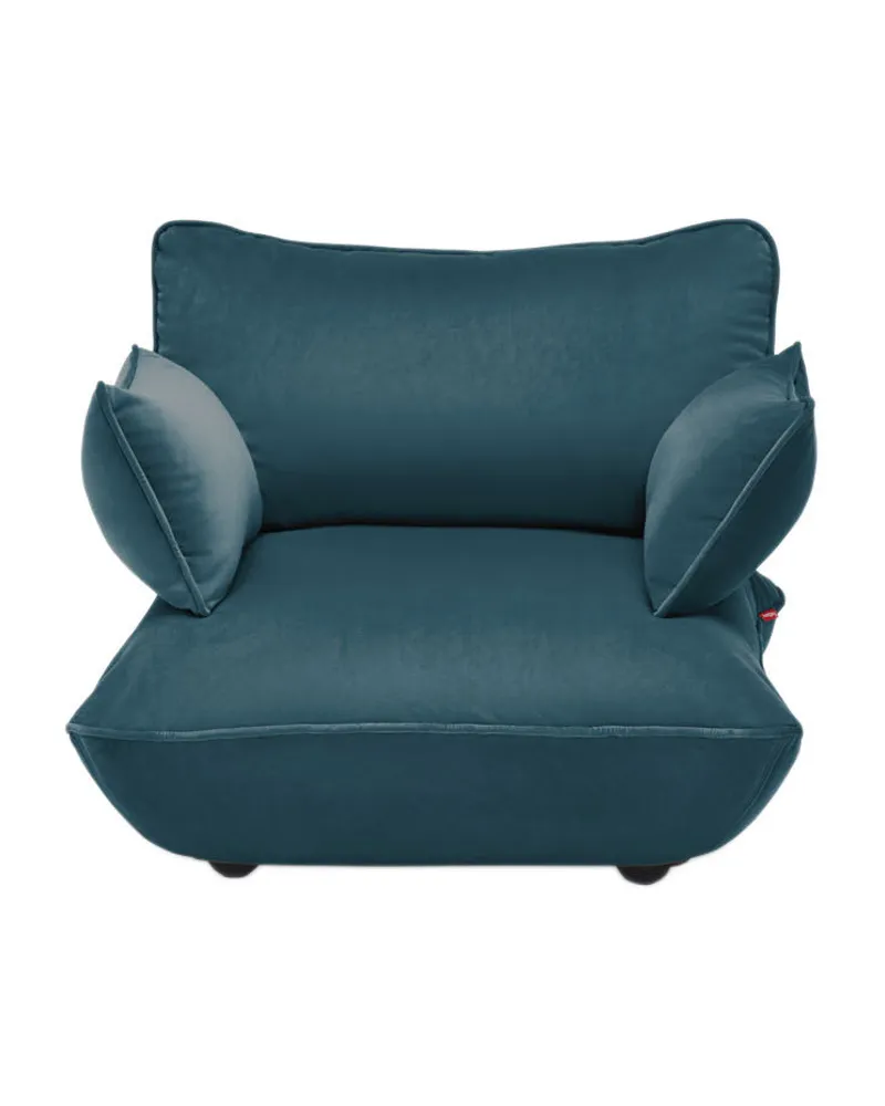 Fatboy Gepolsterter Sessel Sumo - Blau - Recycelter Schaumstoff 