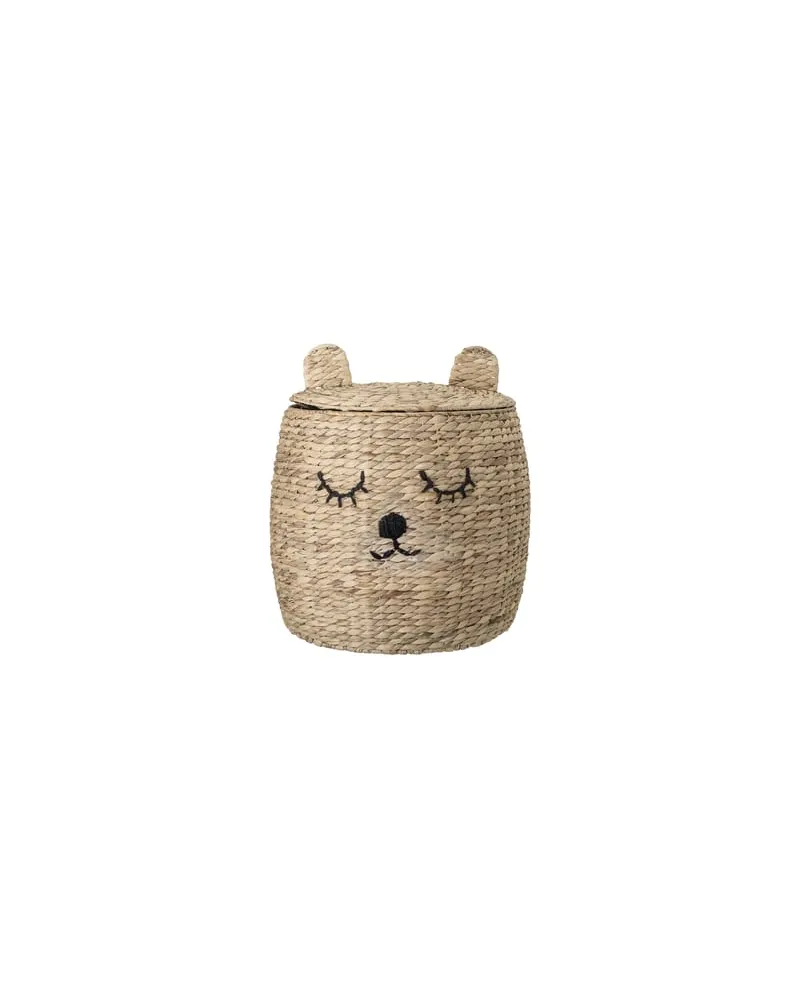Bloomingville Korb Kids - Beige - Wasserhyazinthe 