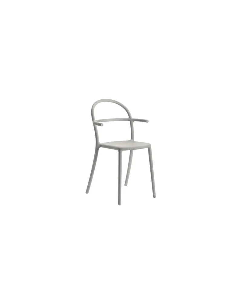 Kartell Stapelbarer Sessel Generic - Grau - Prolypopylen - Designer Philippe Starck 