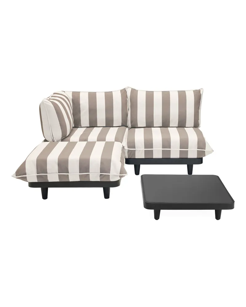 Fatboy Gepolstertes Gartensofa Paletti - Braun - Olefin Stoff 