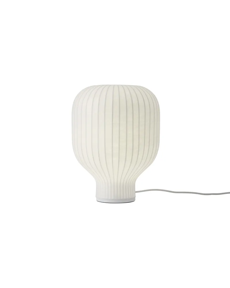 Muuto Tischleuchte Strand - Weiß - Kokonharz - Designer Benjamin Hubert 