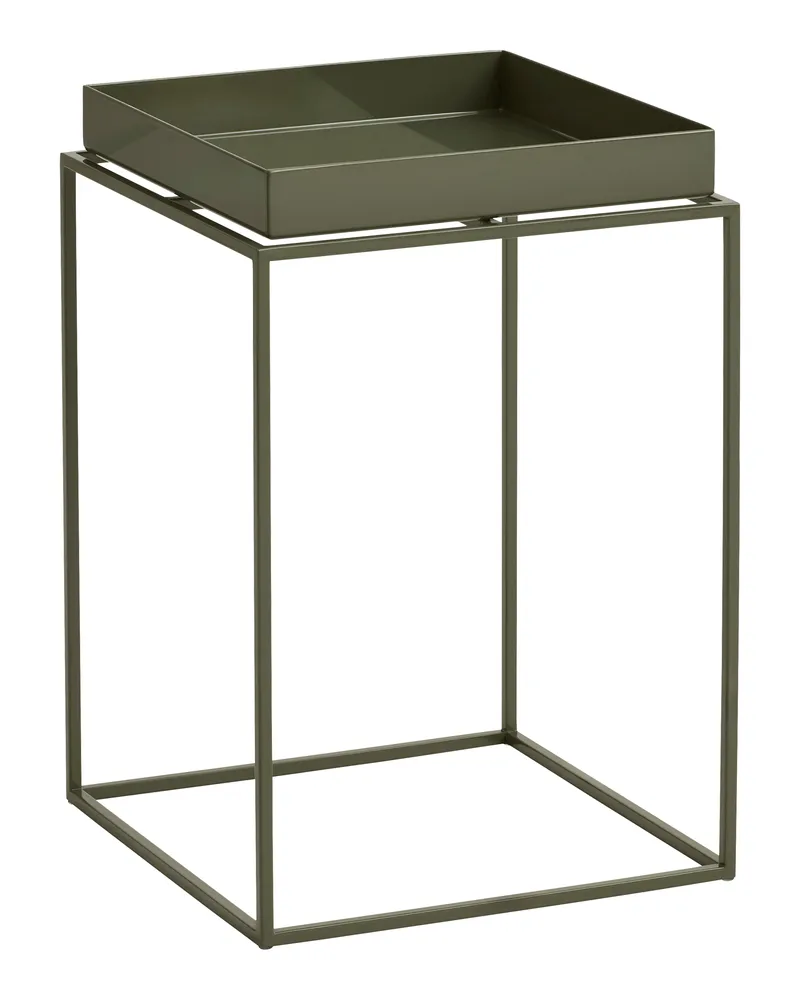 Hay Beistelltisch Tray - Beige - thermolackierter Stahl - Designer Hay Studio 