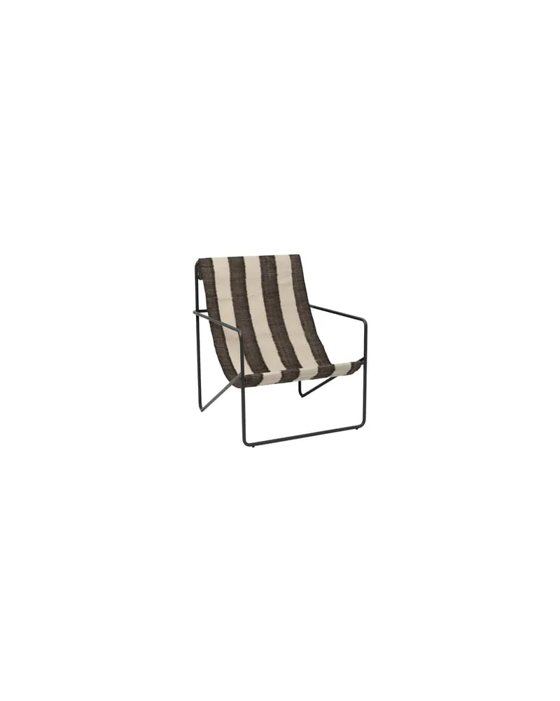 ferm LIVING Sessel Désert - Braun - Recycelter Stoff 