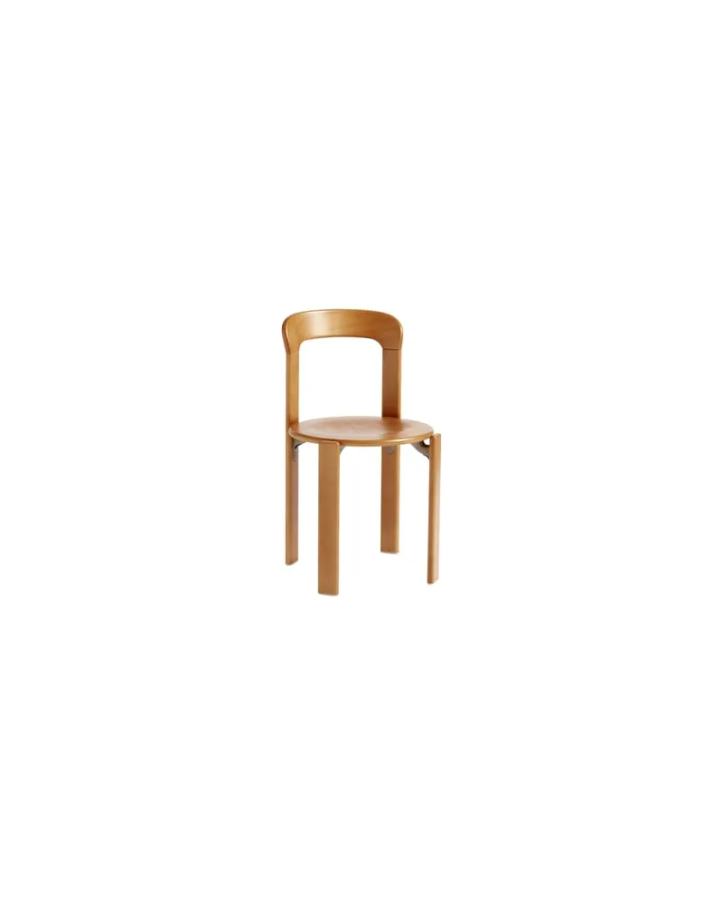 Hay Stapelbarer Stuhl Rey - Holz natur - Buchenfurnier - Designer Bruno Rey 