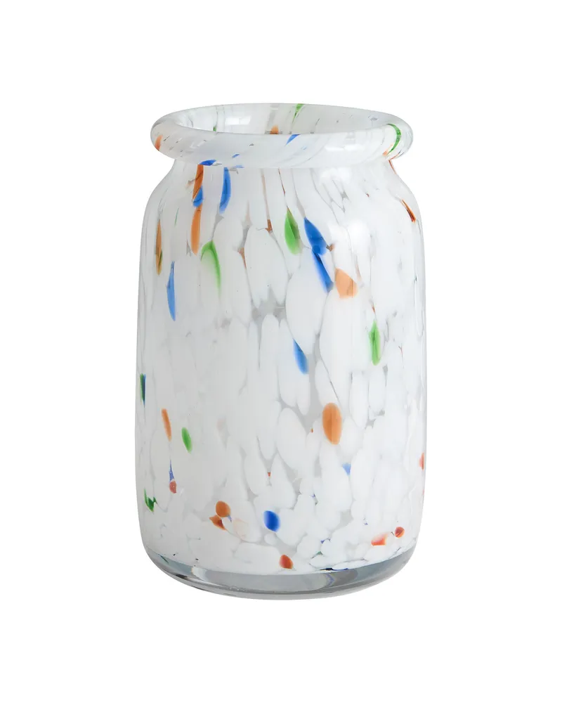Hay Vase Splash - Weiß - geblasenes Glas 