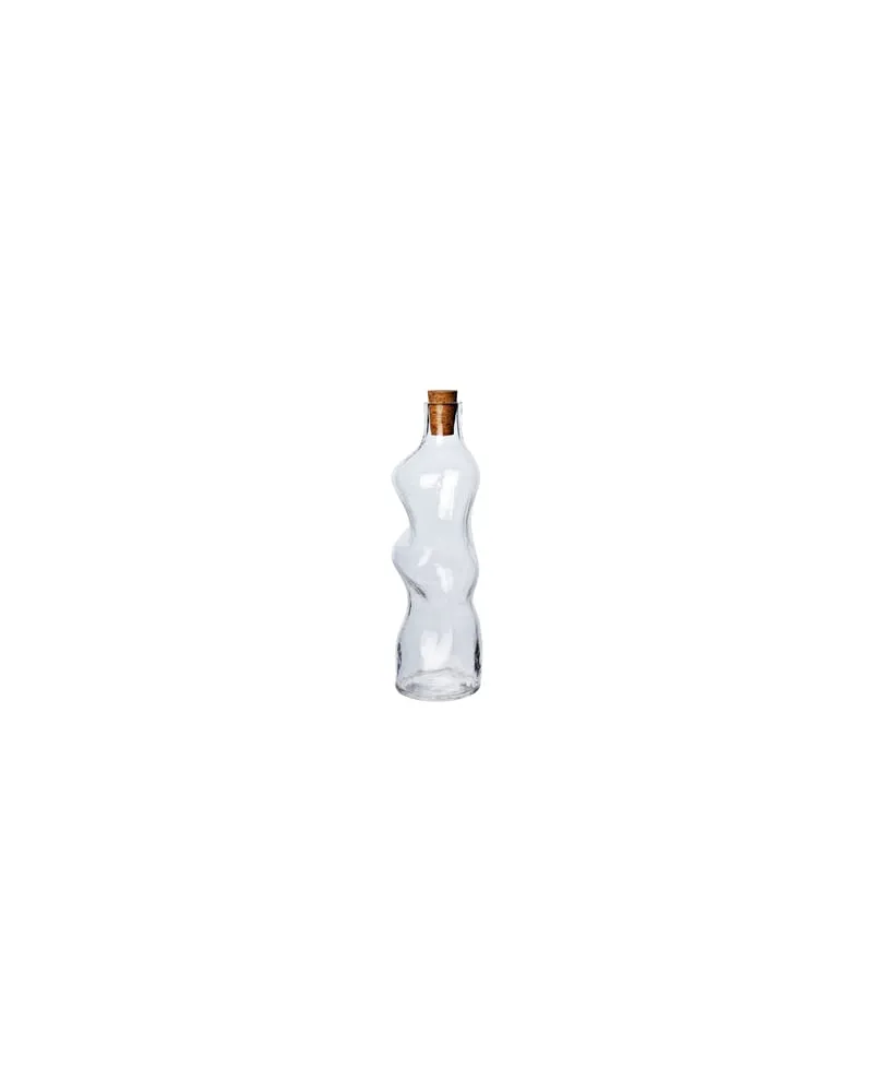 ferm LIVING Karaffe Dimple - Transparent - Kork - Designer Trine Andersen 