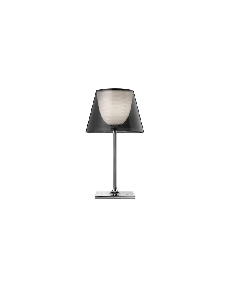 Flos Tischleuchte K Tribe - Grau - verchromtes Metall - Designer Philippe Starck 