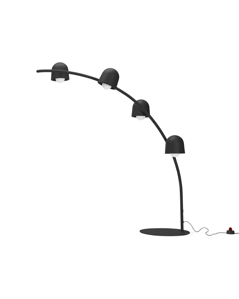 Fatboy Stehleuchte Lebow - Schwarz - Aluminium - Designer Kranen/Gille 
