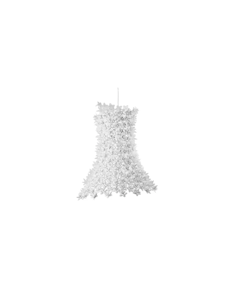 Kartell Pendelleuchte Bloom - Weiß - Polykarbonat - Designer Ferruccio Laviani 