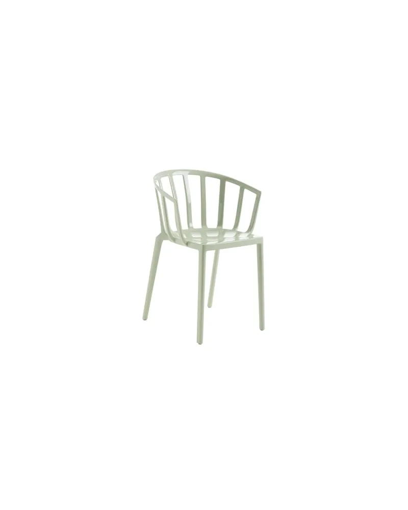 Kartell Stapelbarer Sessel Generic - Grün - Polykarbonat - Designer Philippe Starck 