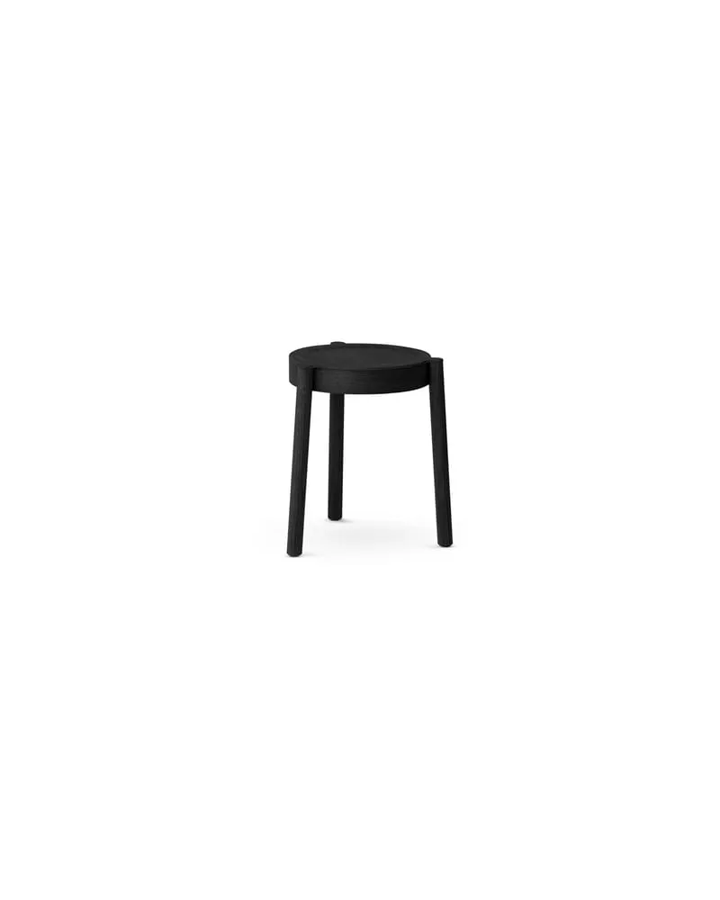 Northern Hocker Pal - Schwarz - massive Eiche - Designer Sami Kallio 