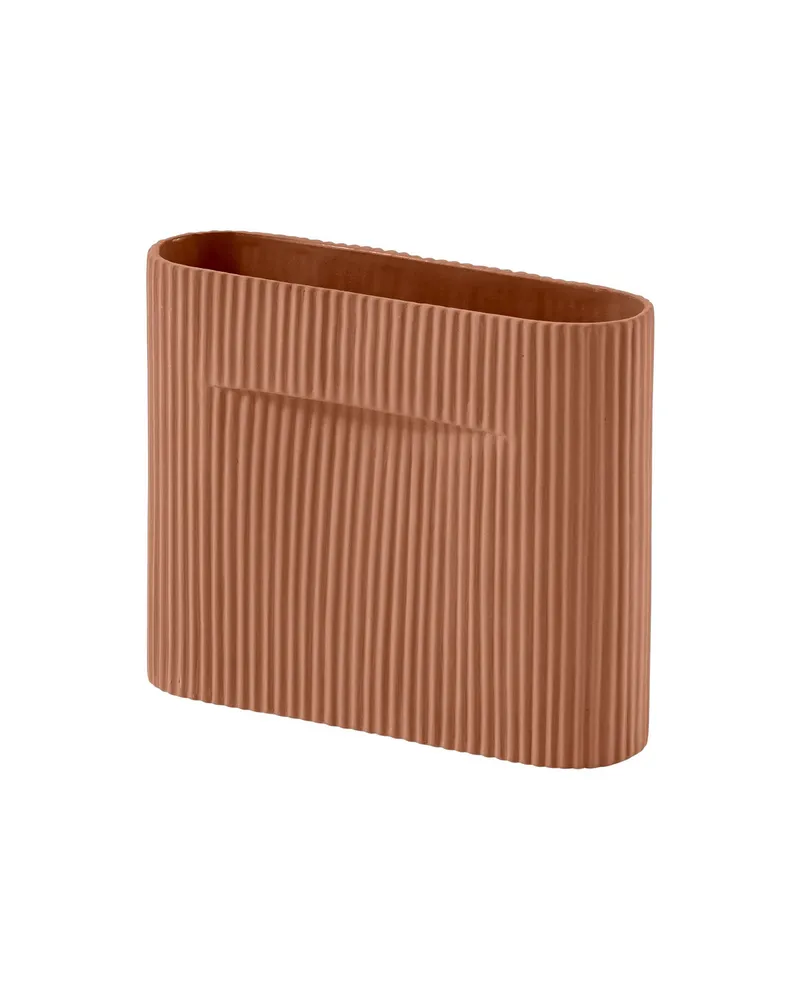 Muuto Vase Ridge - Beige - Fayence - Designer Studio Kaksikko 