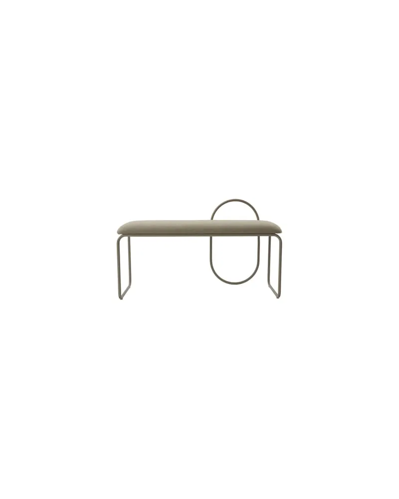 AYTM Gepolsterte Bank Angui - Beige - Recyceltes Polyester 