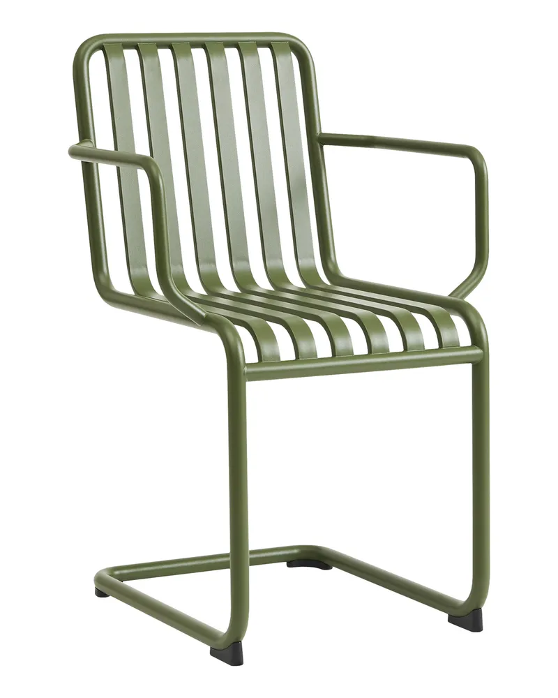 Hay Armlehnstuhl Palissade - Metall - Feuerverzinkter Stahl - Designer Ronan & Erwan Bouroullec 
