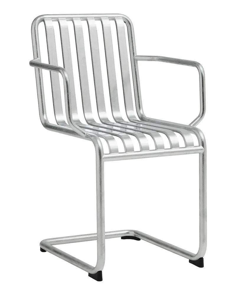 Hay Armlehnstuhl Palissade - Metall - Feuerverzinkter Stahl - Designer Ronan & Erwan Bouroullec 
