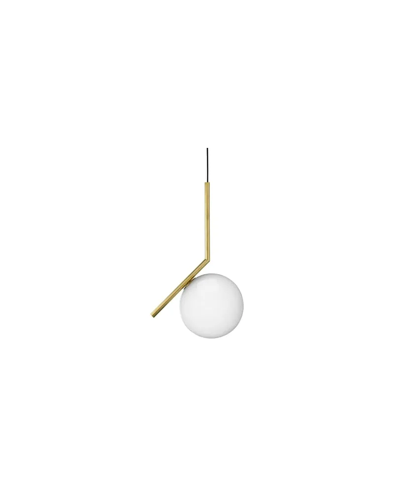 Flos Pendelleuchte IC - Gold - gebürstetes Messing - Designer Michael Anastassiades 