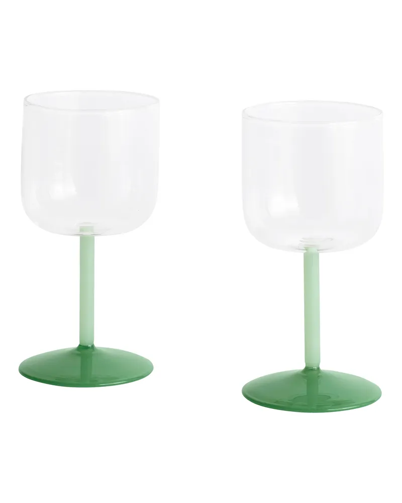 Hay Weinglas tint - Grün - Borosilikatglas 