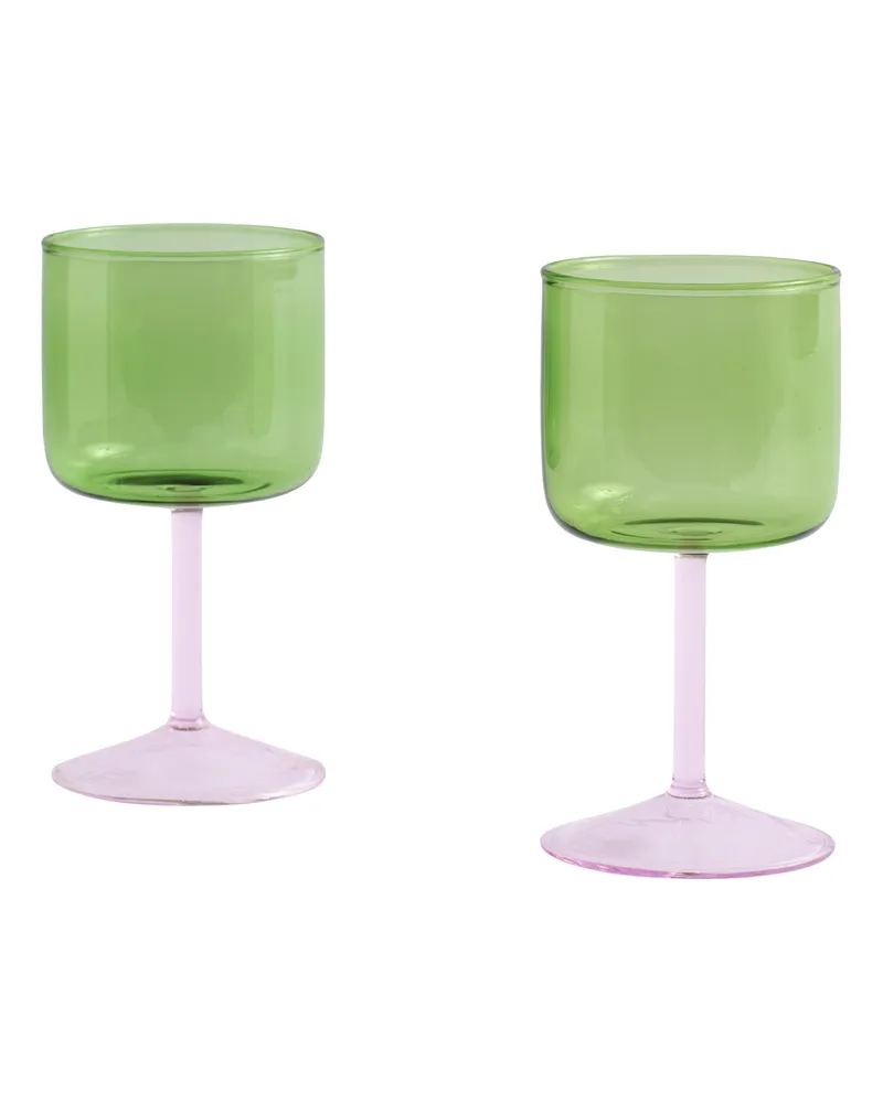 Hay Weinglas tint - Grün - Borosilikatglas 