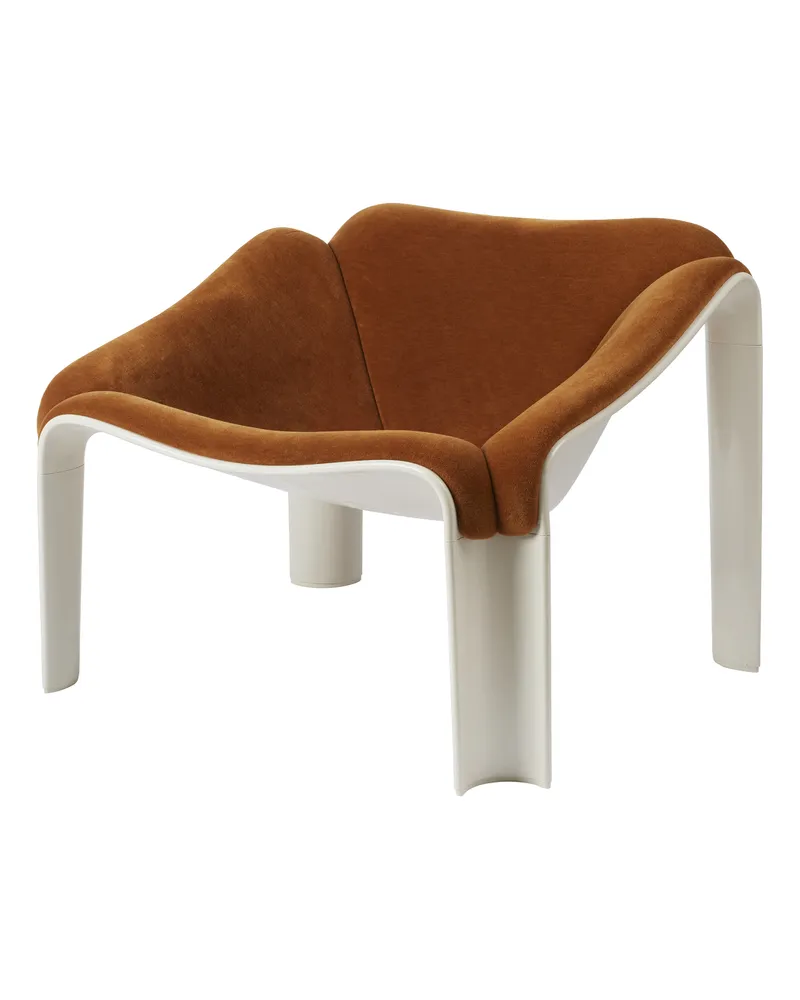 Gubi Gepolsterter Sessel F300 - Orange - HiREK - Designer Pierre Paulin 