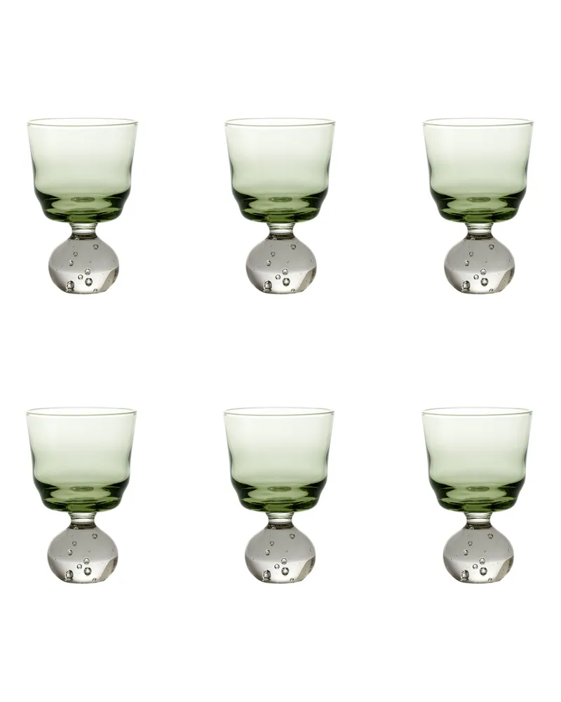 Serax Weinglas Eternal Snow - Grün - geblasenes Glas - Designer Bela Silva 