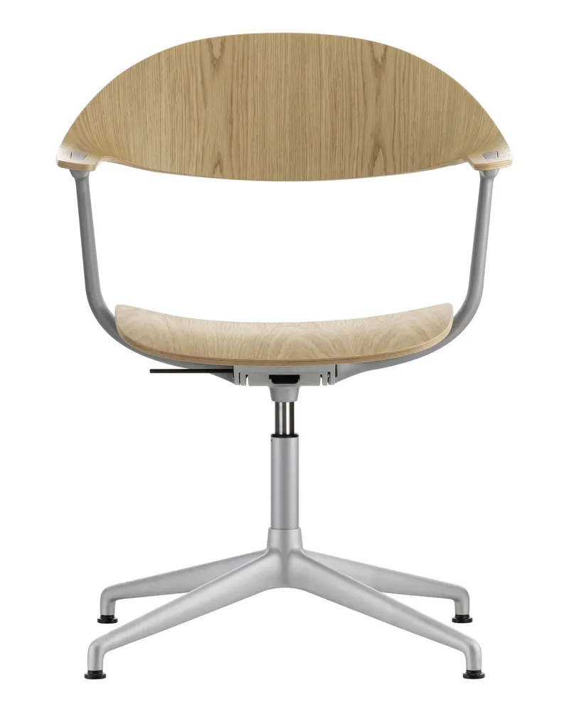 Vitra Drehsessel Mynt - Braun - Furnier - Designer Erwan Bouroullec 