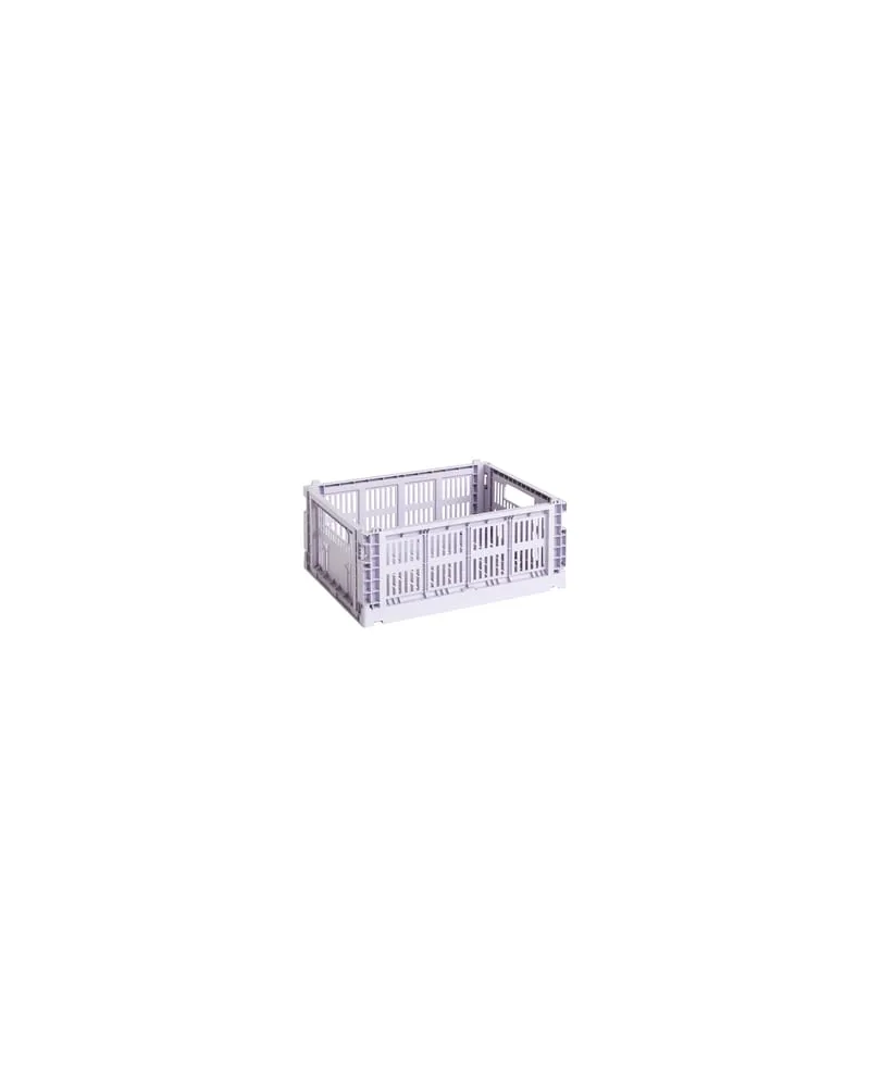 Hay Korb Colour Crate - Violett - Recyceltes Polypropylen - Designer Hay Studio 