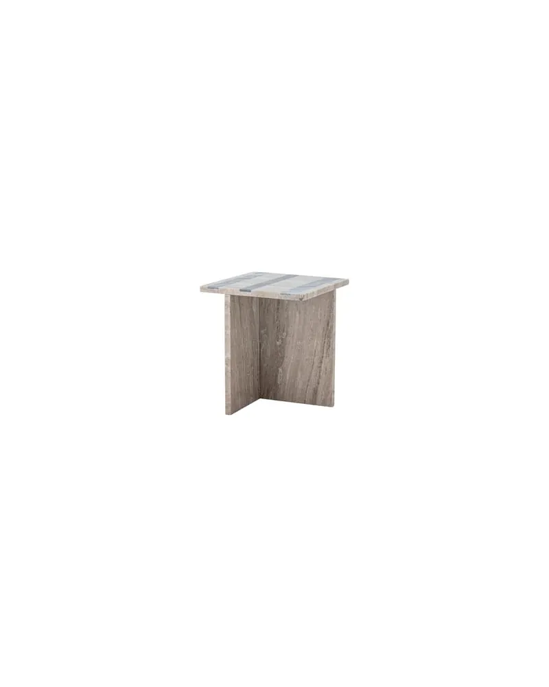 Bloomingville Beistelltisch Clea - Beige - Marmor 