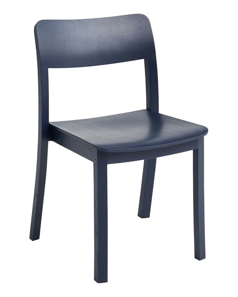 Hay Stuhl Pastis - Blau - Lackierte Esche - Designer Julien Renault 