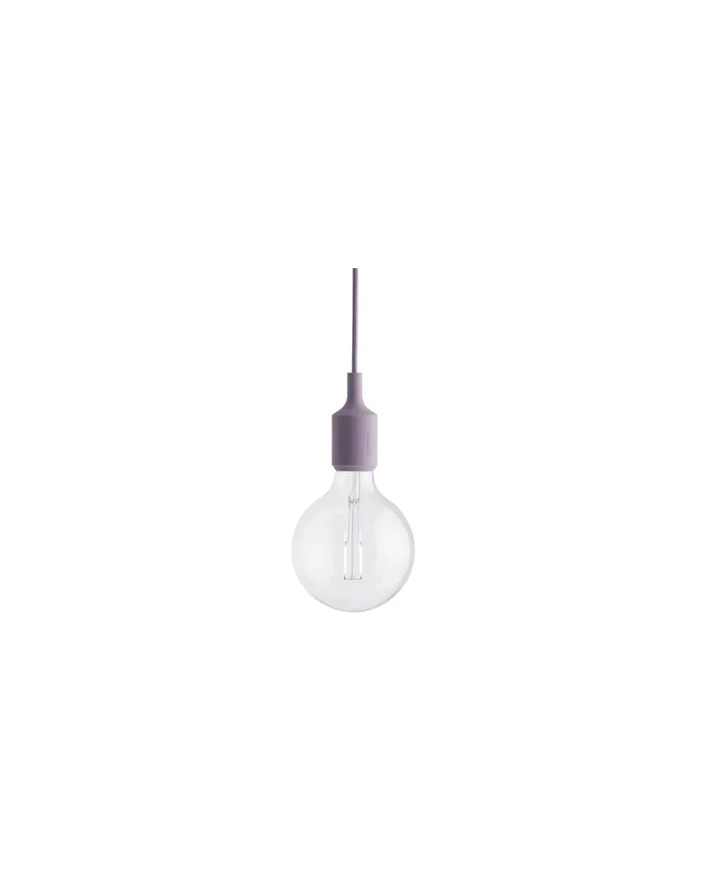Muuto Pendelleuchte E27 - Violett - Silikon - Designer Mattias Stahlbom 