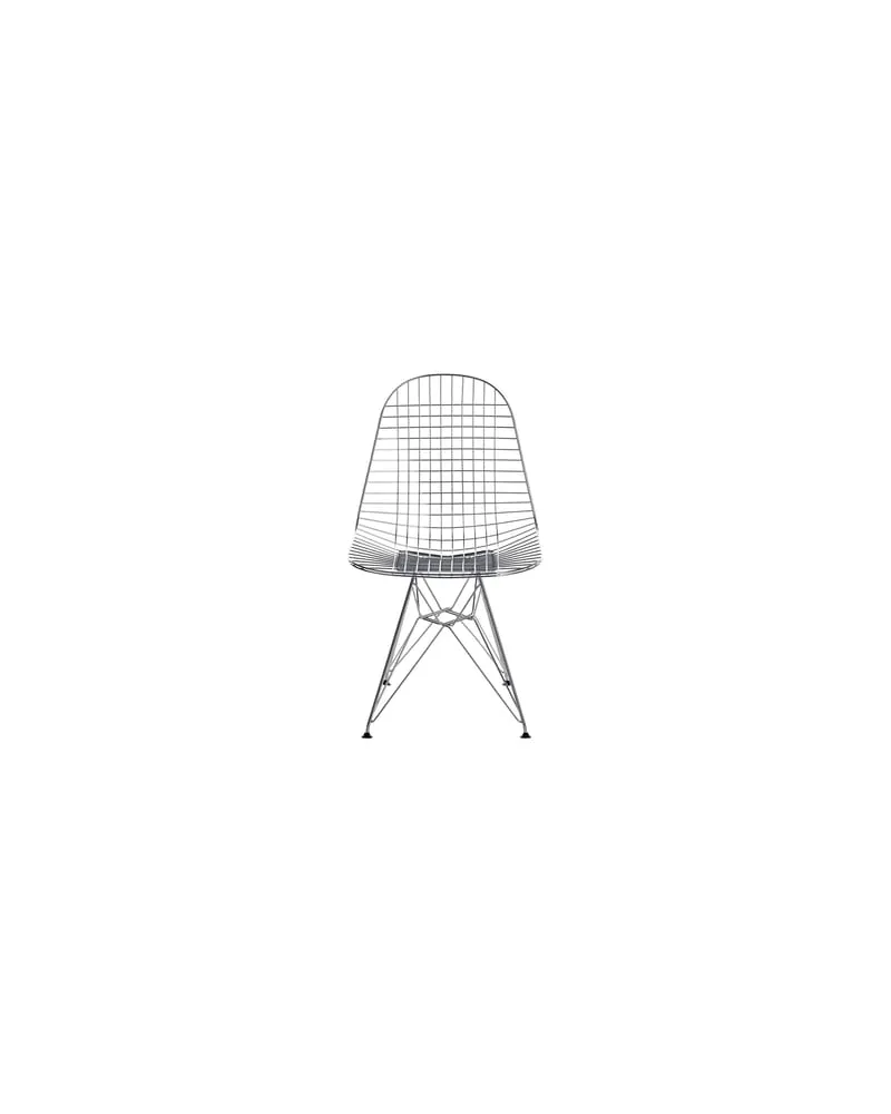 Vitra Stuhl Wire Chair - Metall - verchromter Stahl - Designer Charles & Ray Eames 