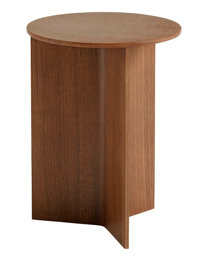Hay Beistelltisch Slit - Holz natur - Nussbaumfurnier - Designer Hay Studio 