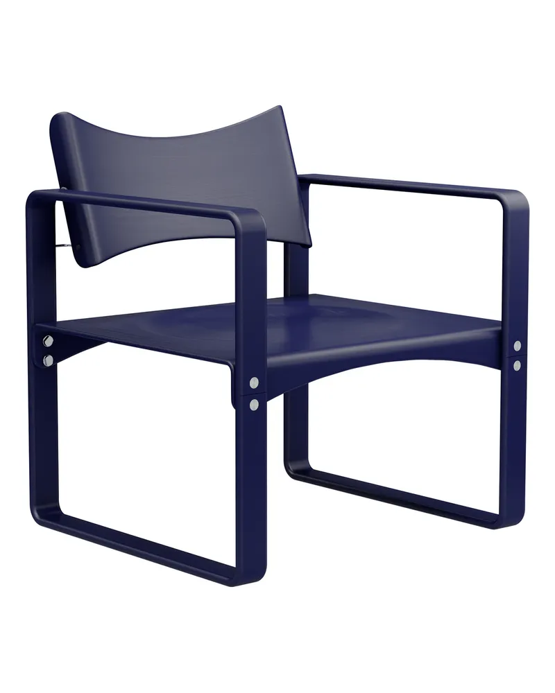 Verpan Sessel Series 270 F - Orange - Lackiertes Birkenfurnier - Designer Verner Panton 