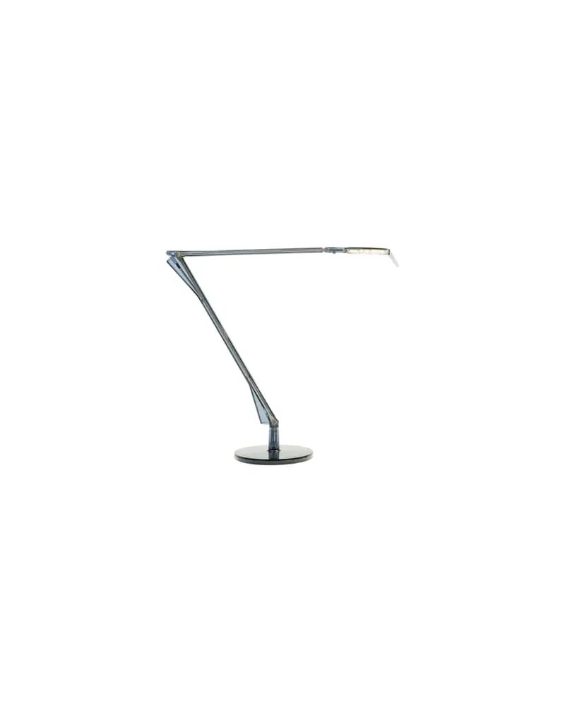 Kartell Tischleuchte Aledin - Blau - eloxiertes Aluminium - Designer Francesco Meda 