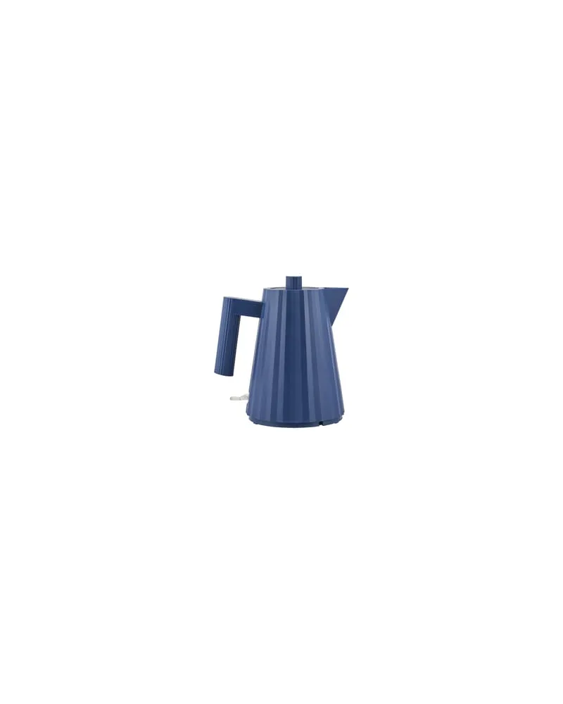 Alessi Wasserkocher Plissé - Blau - thermoplastisches Harz - Designer Michele de Lucchi 